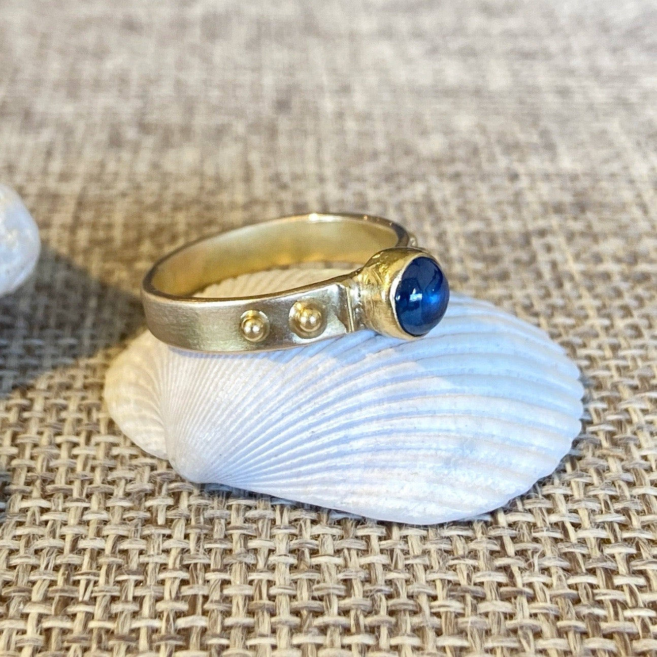 22k Gold & Sterling Silver Gemstone Rings