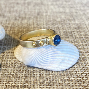 22k Gold & Sterling Silver Gemstone Rings