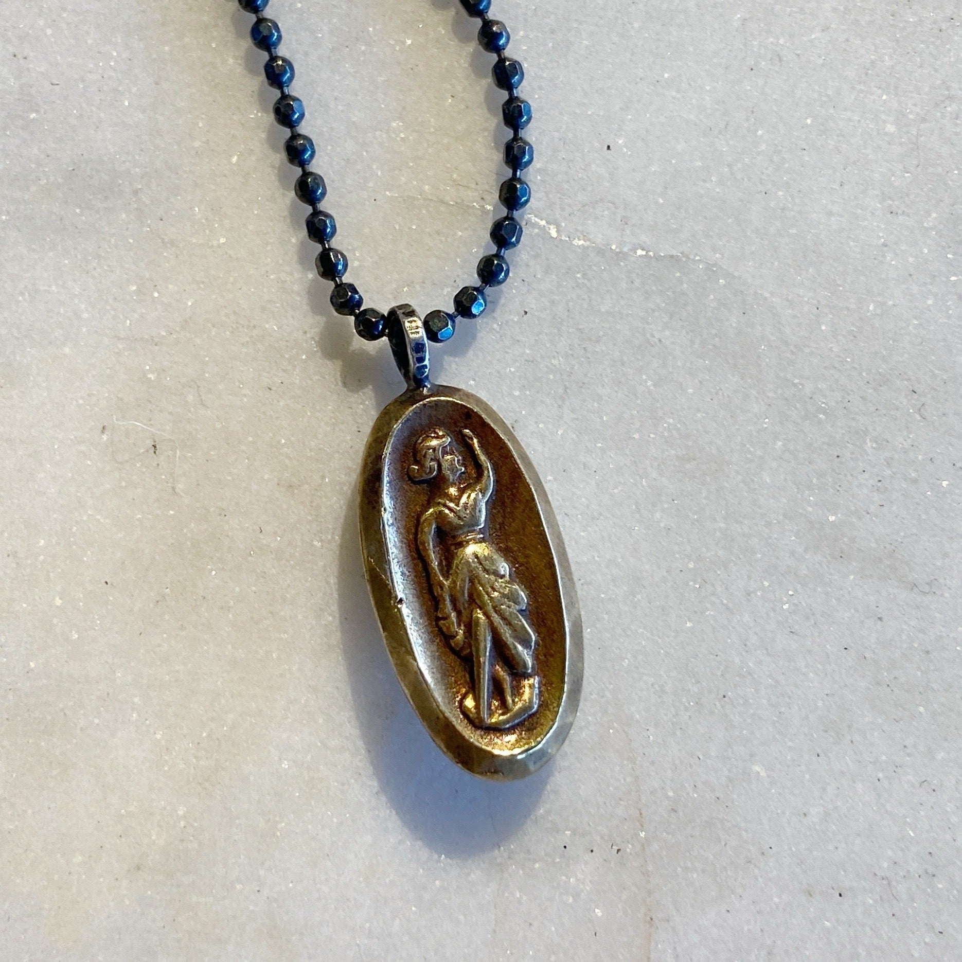 Greek Figure Necklace