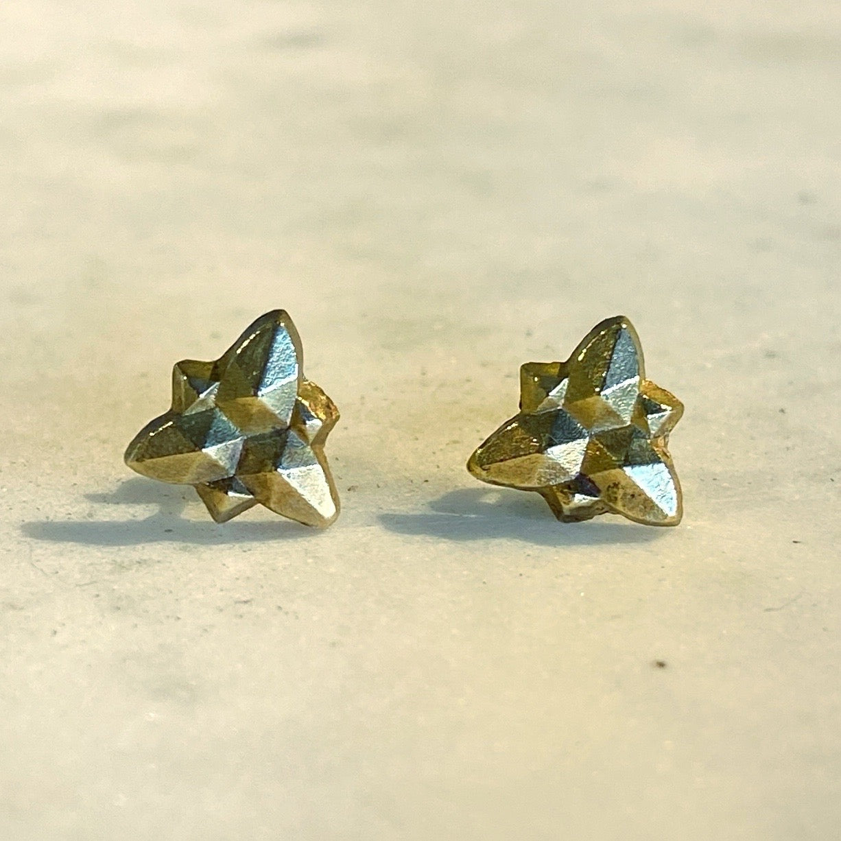 Pyramid Necklace & Post Earrings
