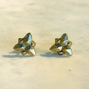 Pyramid Necklace & Post Earrings