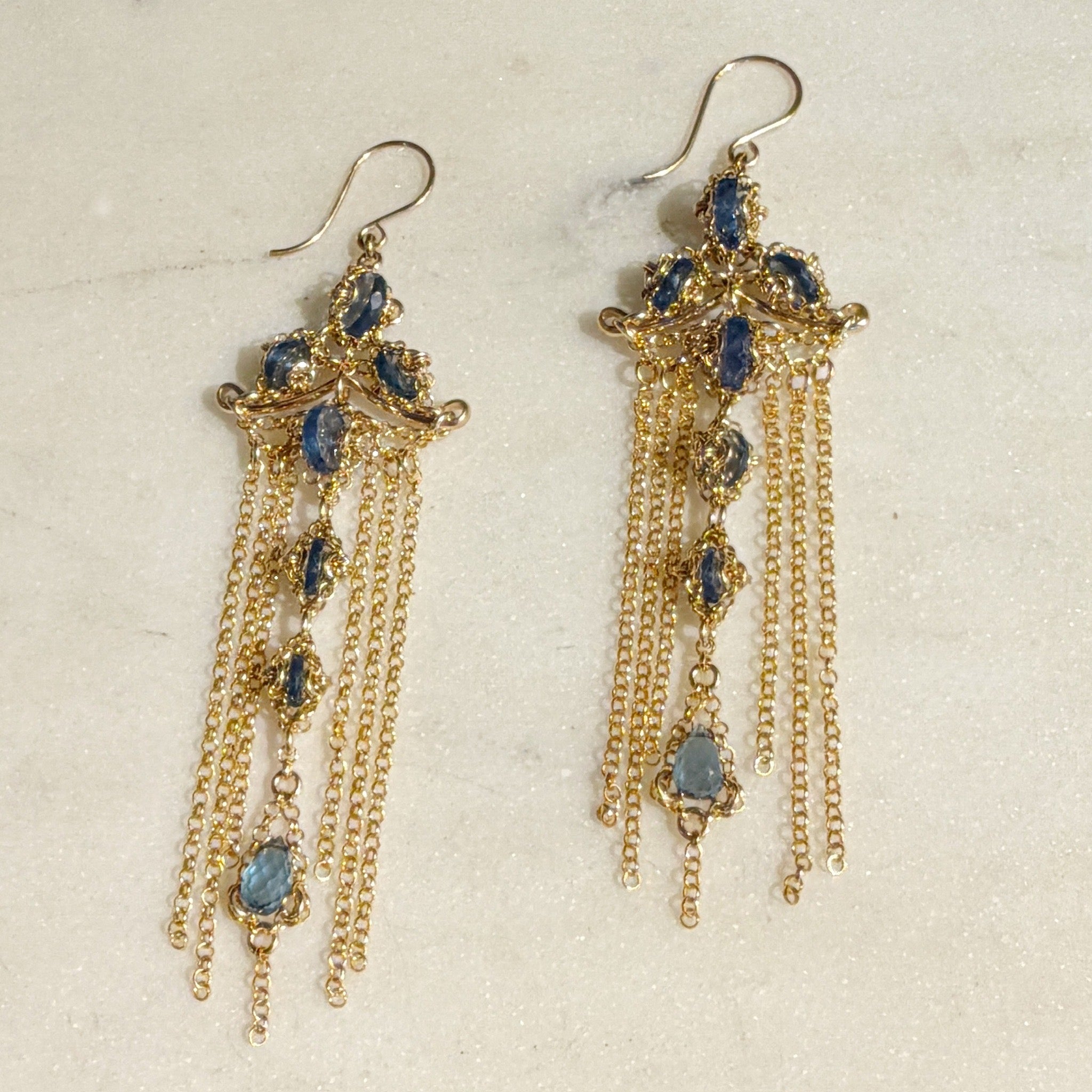 London Blue Topaz Earrings