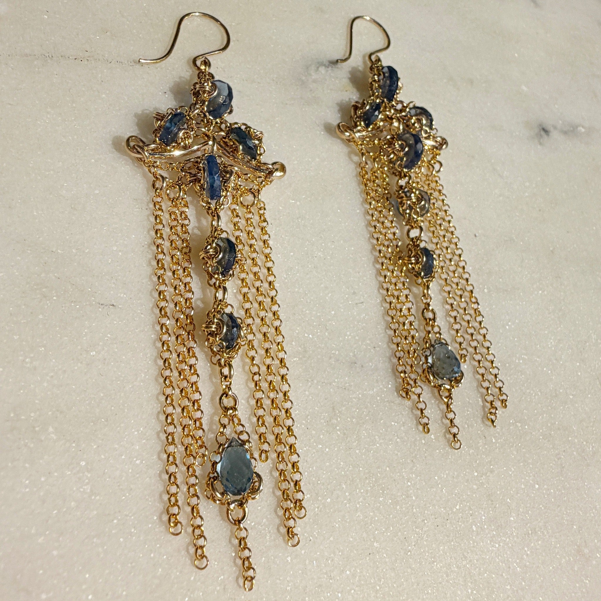 London Blue Topaz Earrings