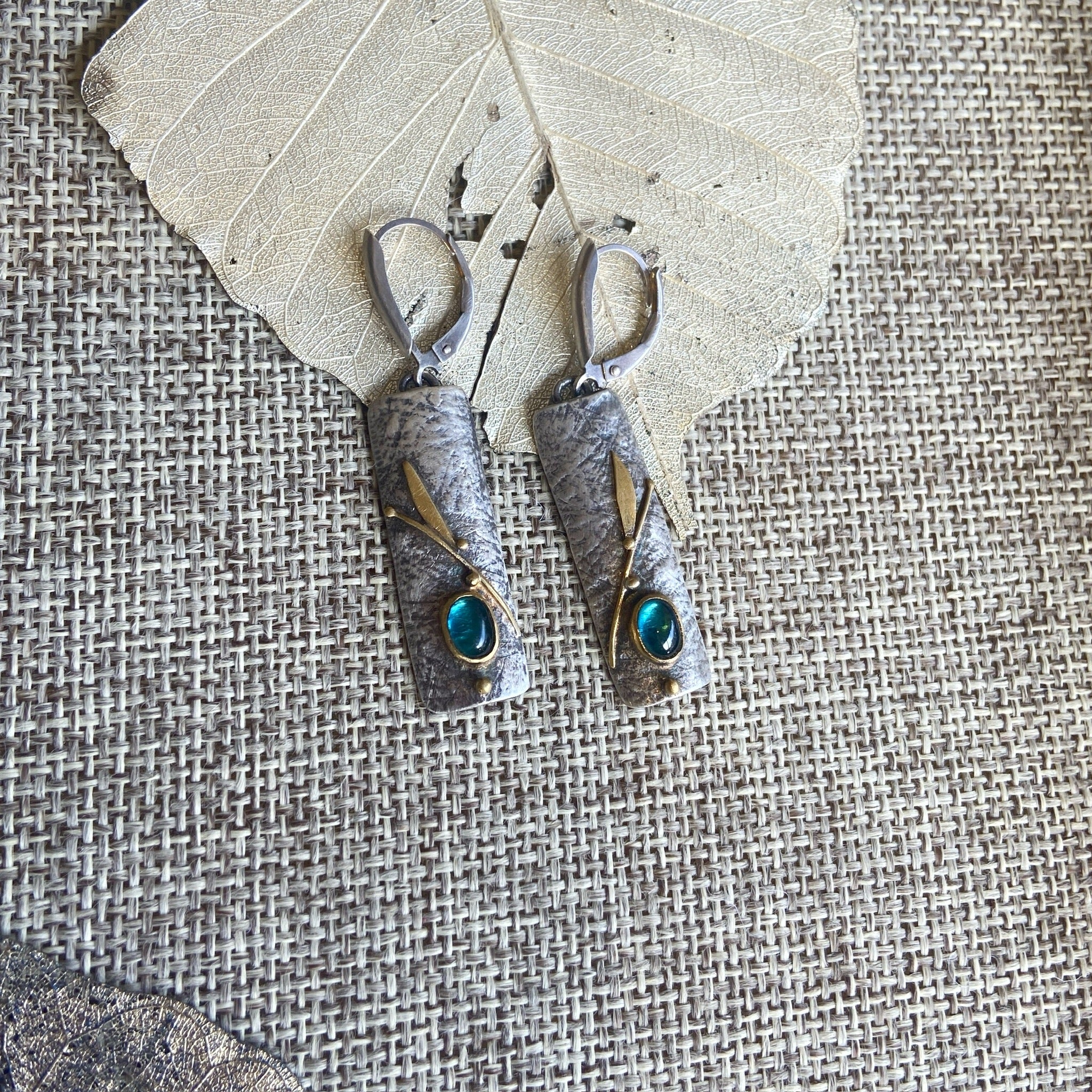 Botany Earrings Tourmaline