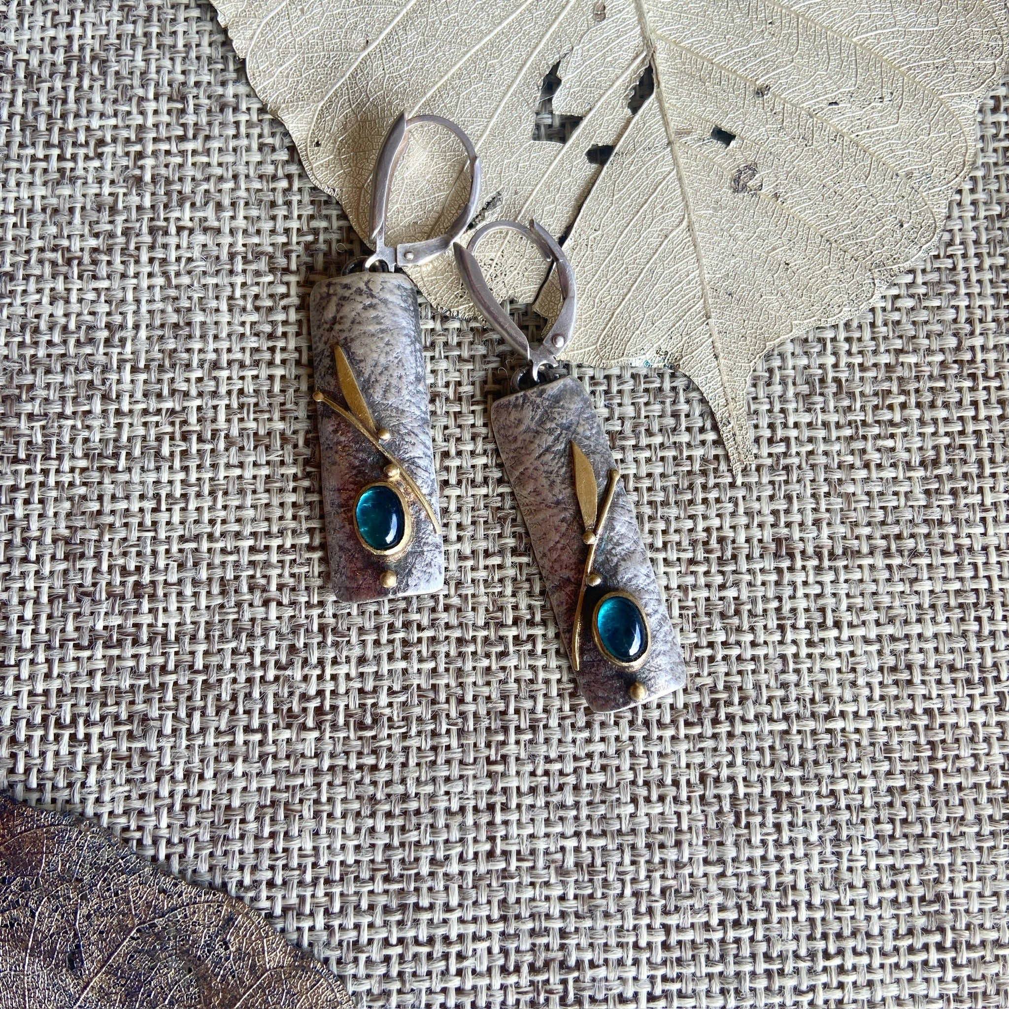 Botany Earrings Tourmaline