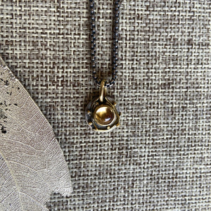 Citrine Charm Necklace