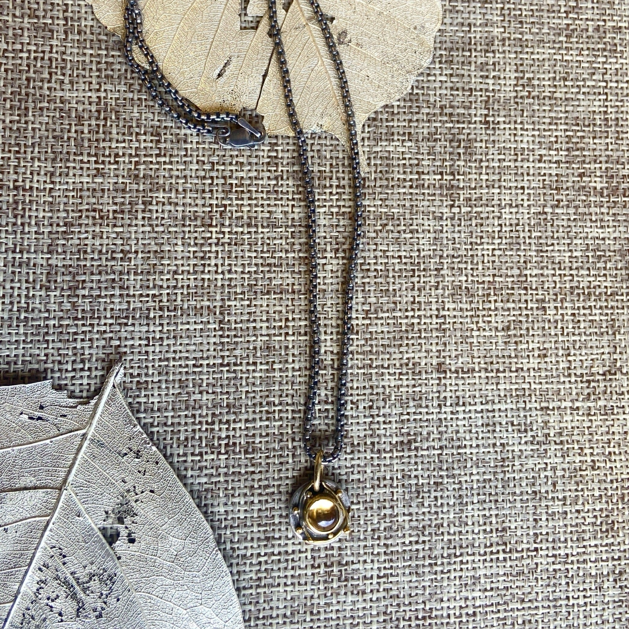 Citrine Charm Necklace