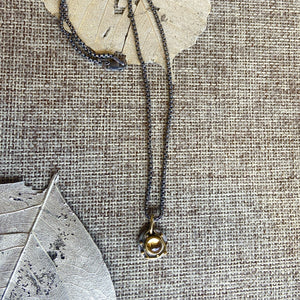 Citrine Charm Necklace