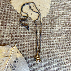 Citrine Charm Necklace