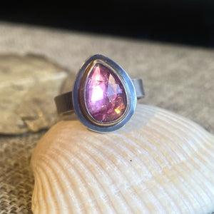 Pink Tourmaline Keumboo Ring