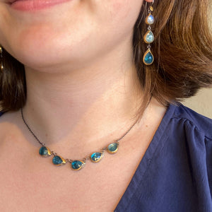 Multi-Drop Earrings & Necklace