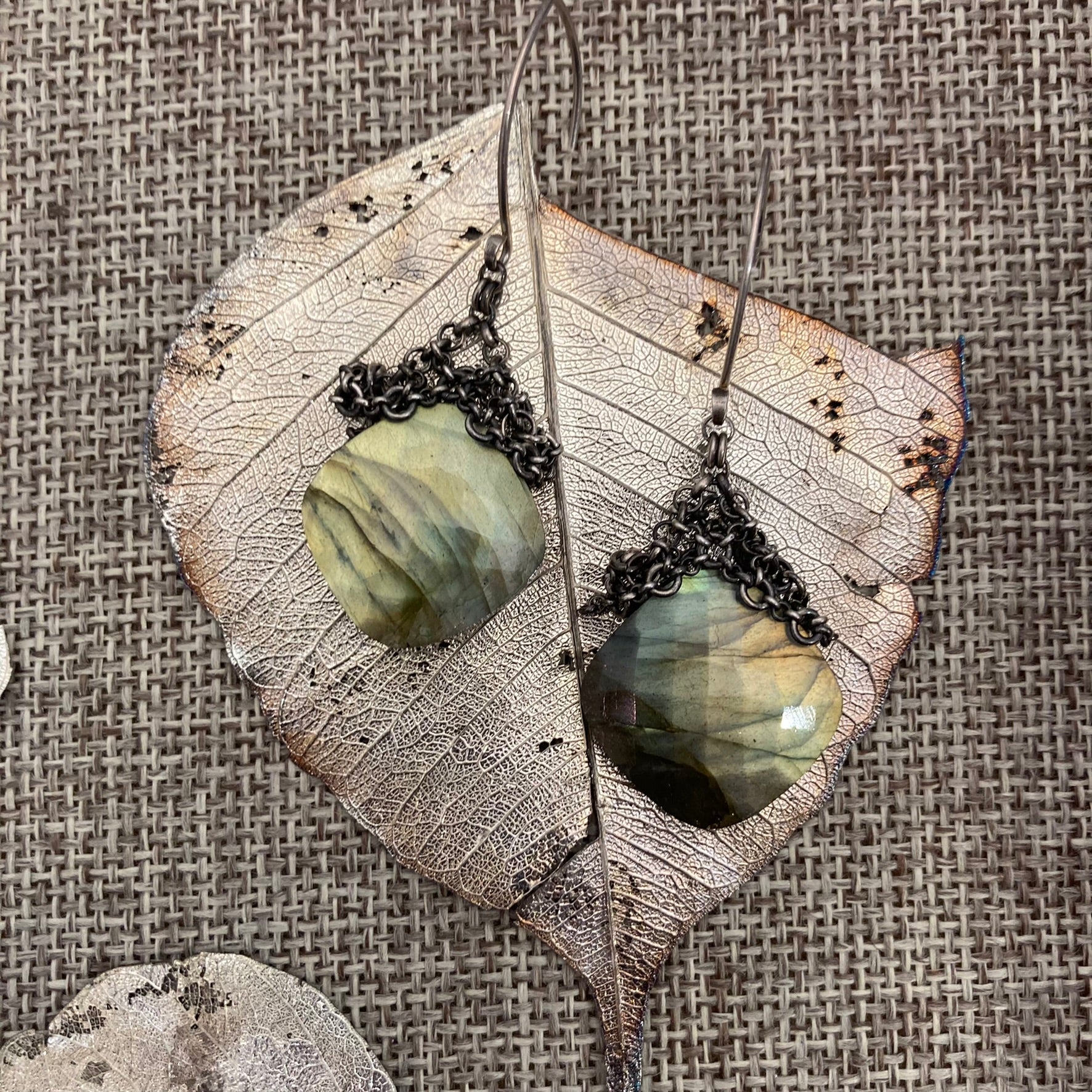 Labradorite Earrings