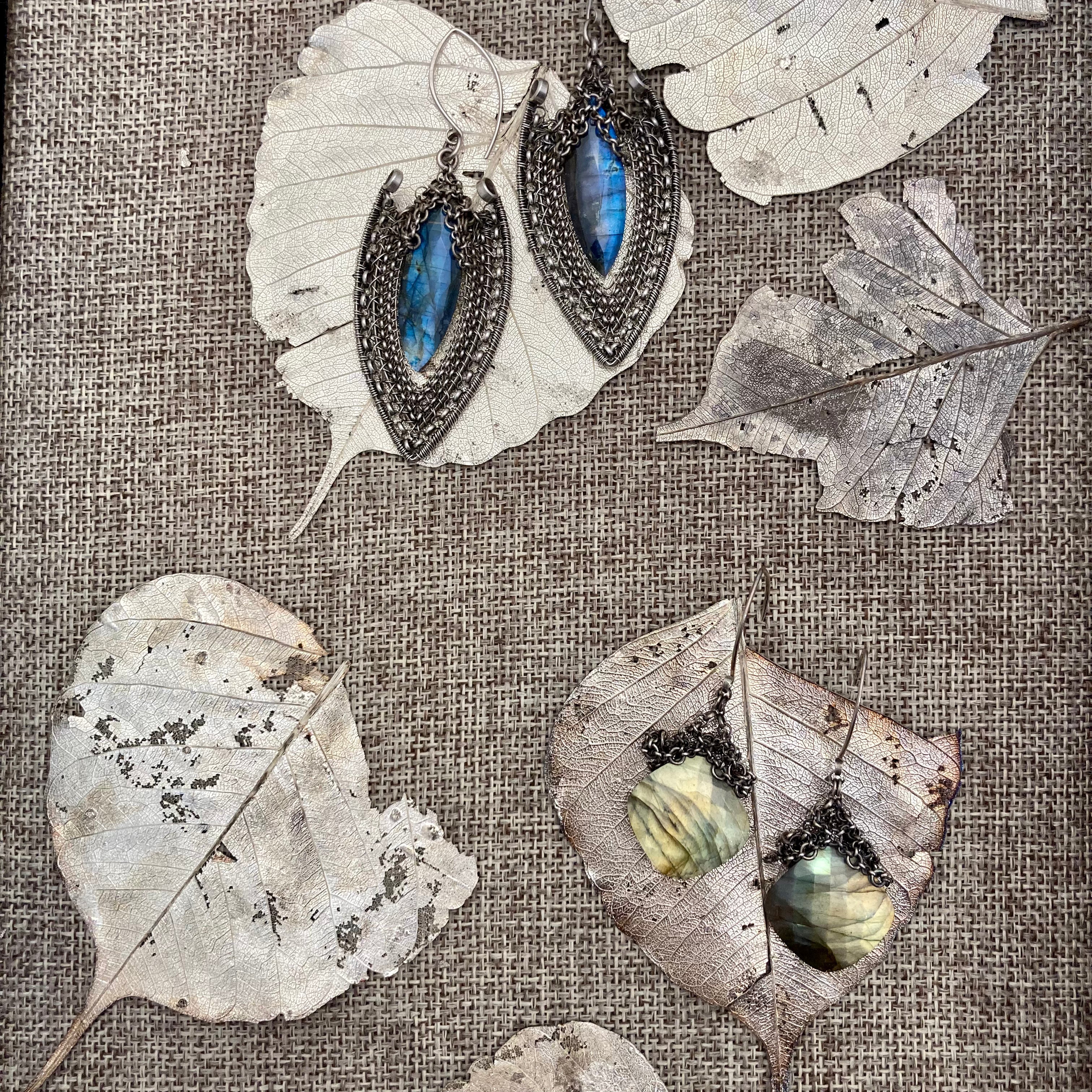 Labradorite Earrings