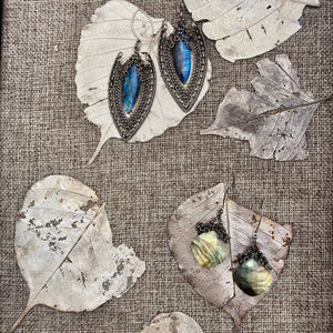 Labradorite Earrings