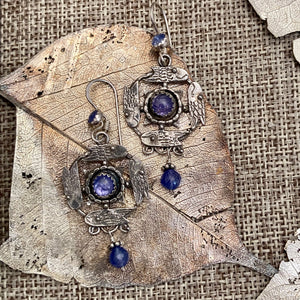 Tanzanite Fish Earrings