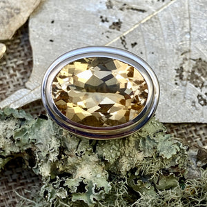 Citrine Statement Ring