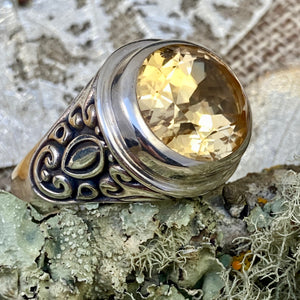 Citrine Statement Ring