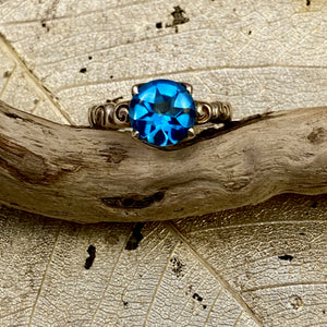 Brilliant Blue Topaz Ring