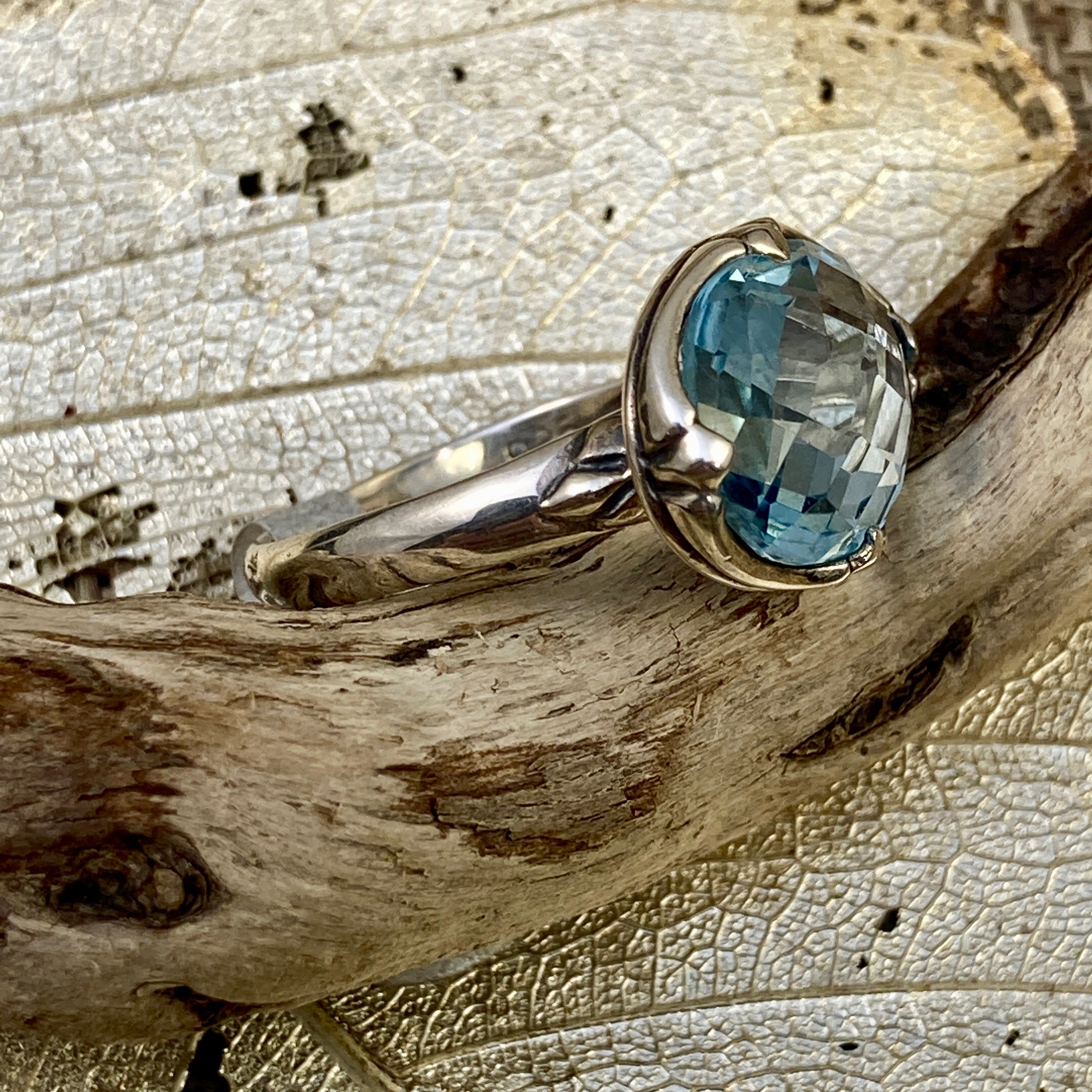 Light Blue Topaz Ring