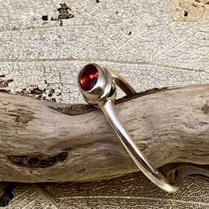 Delicate Garnet Ring