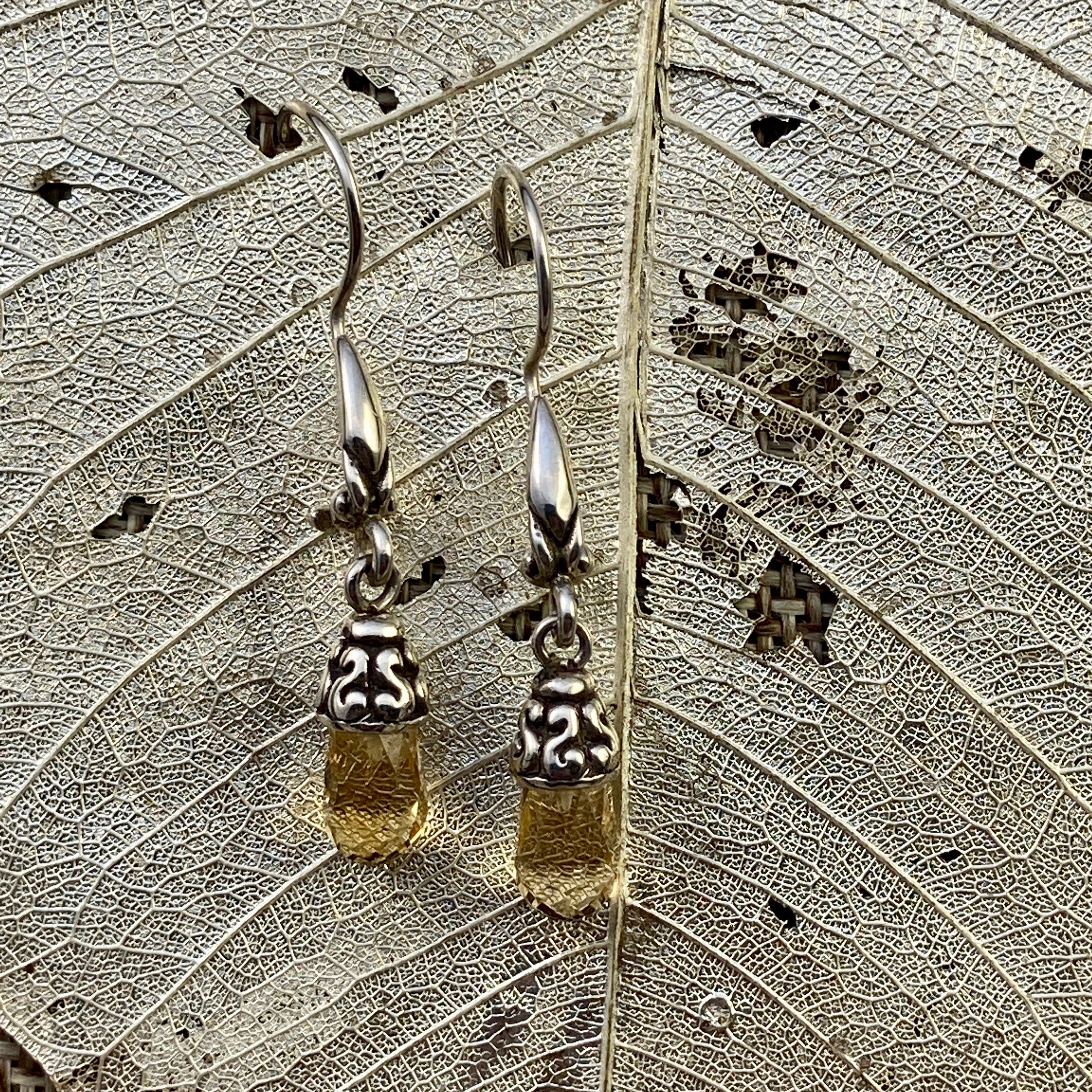 Citrine Briolette Earrings