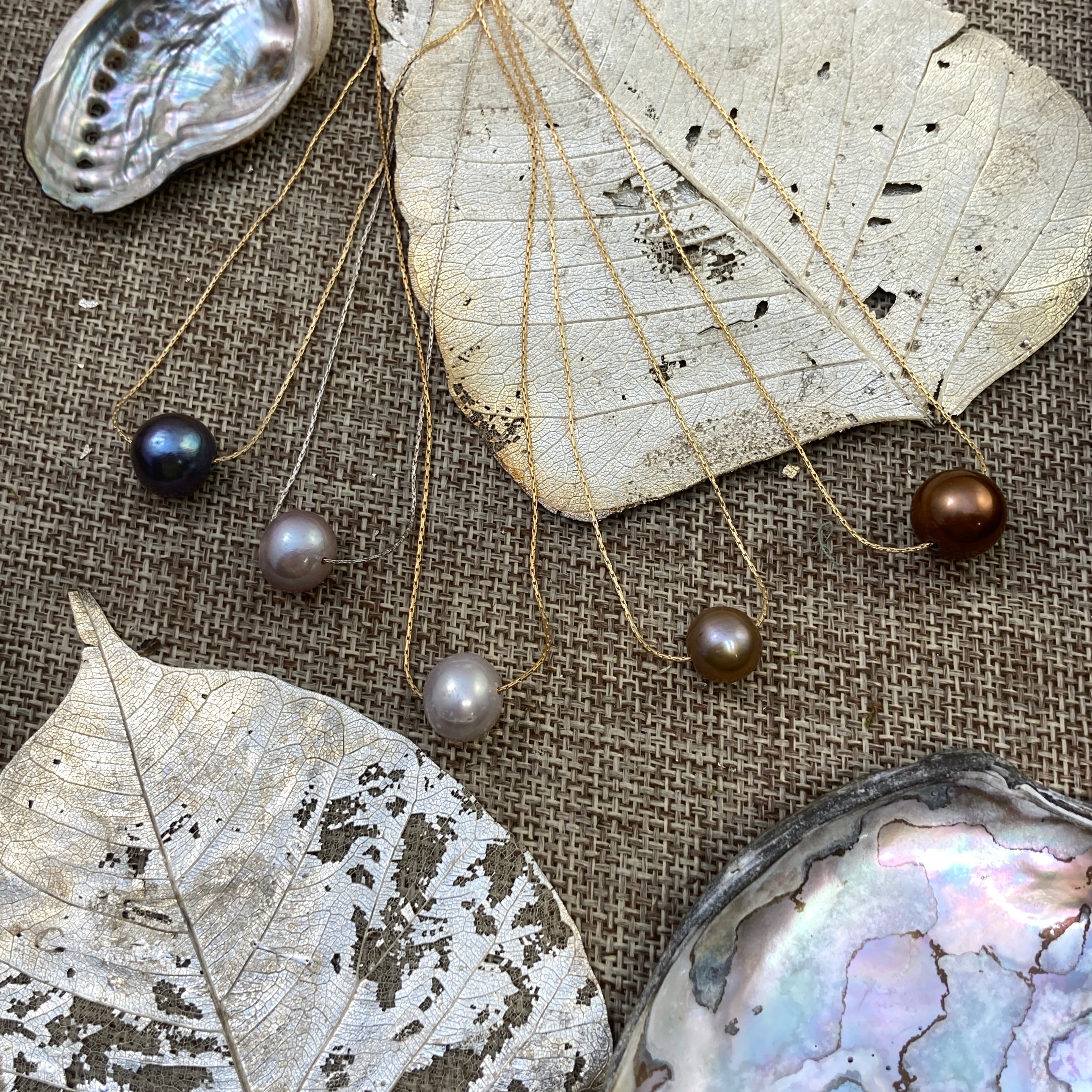 Single Pearl Necklaces