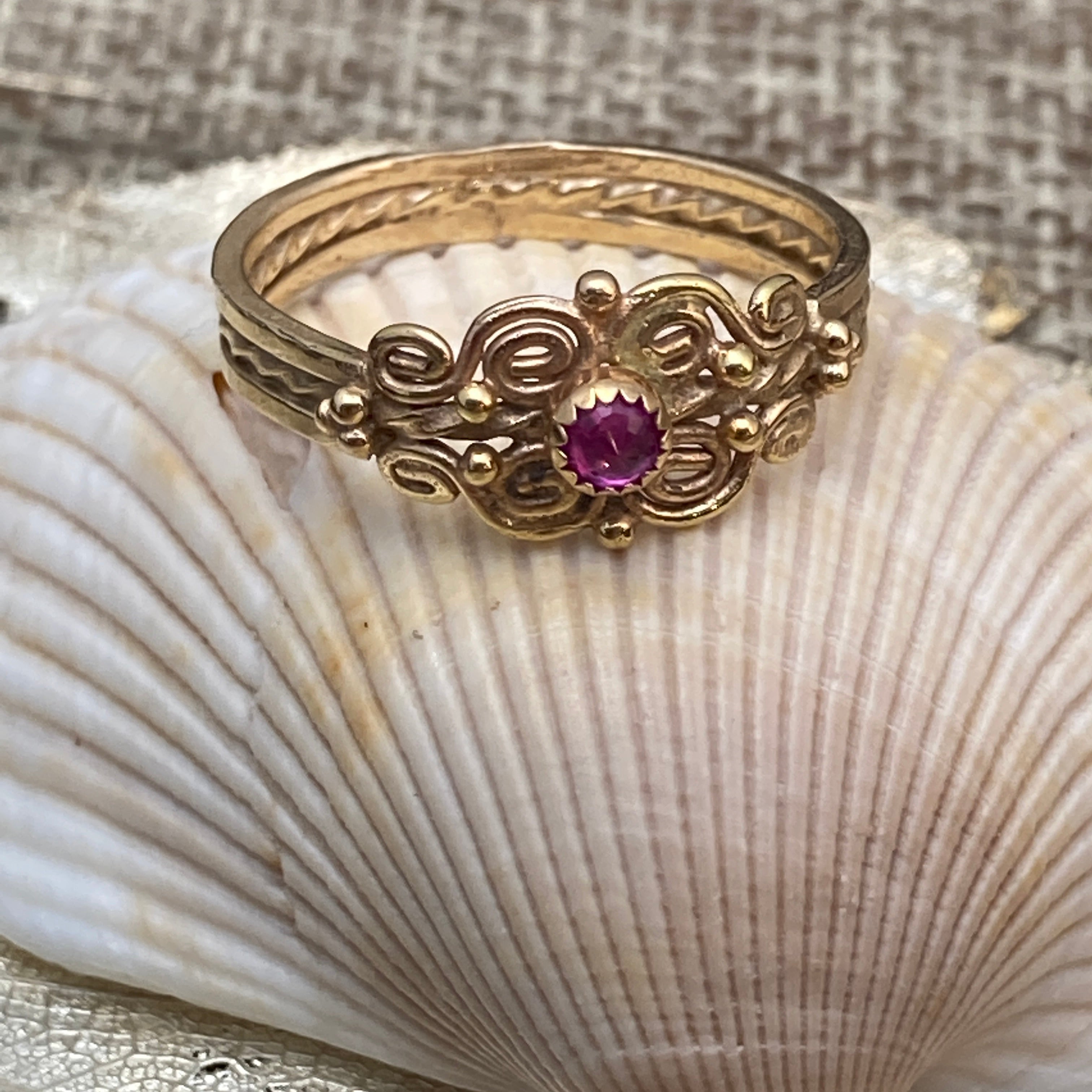 Ruby & Natural Diamond Rings