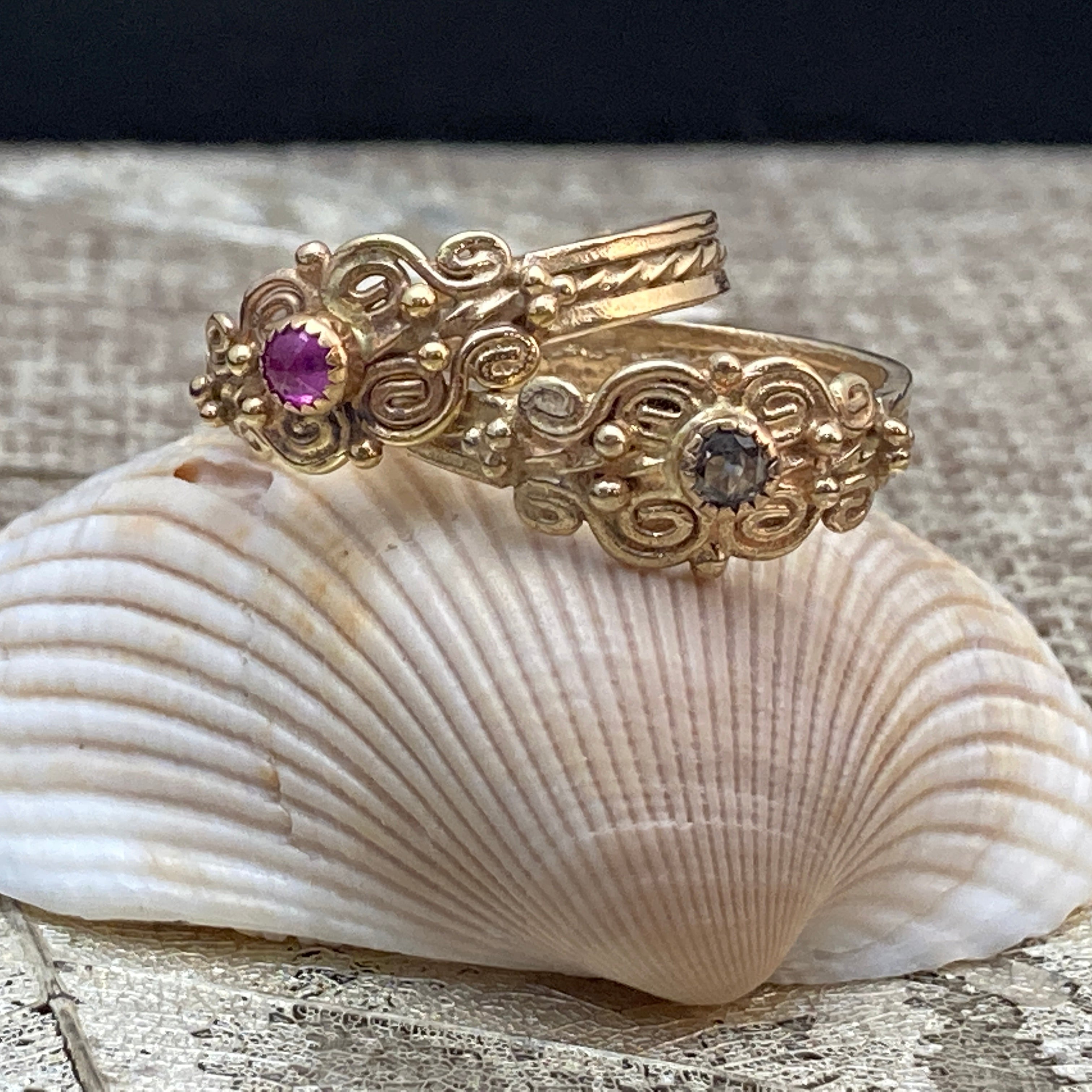 Ruby & Natural Diamond Rings