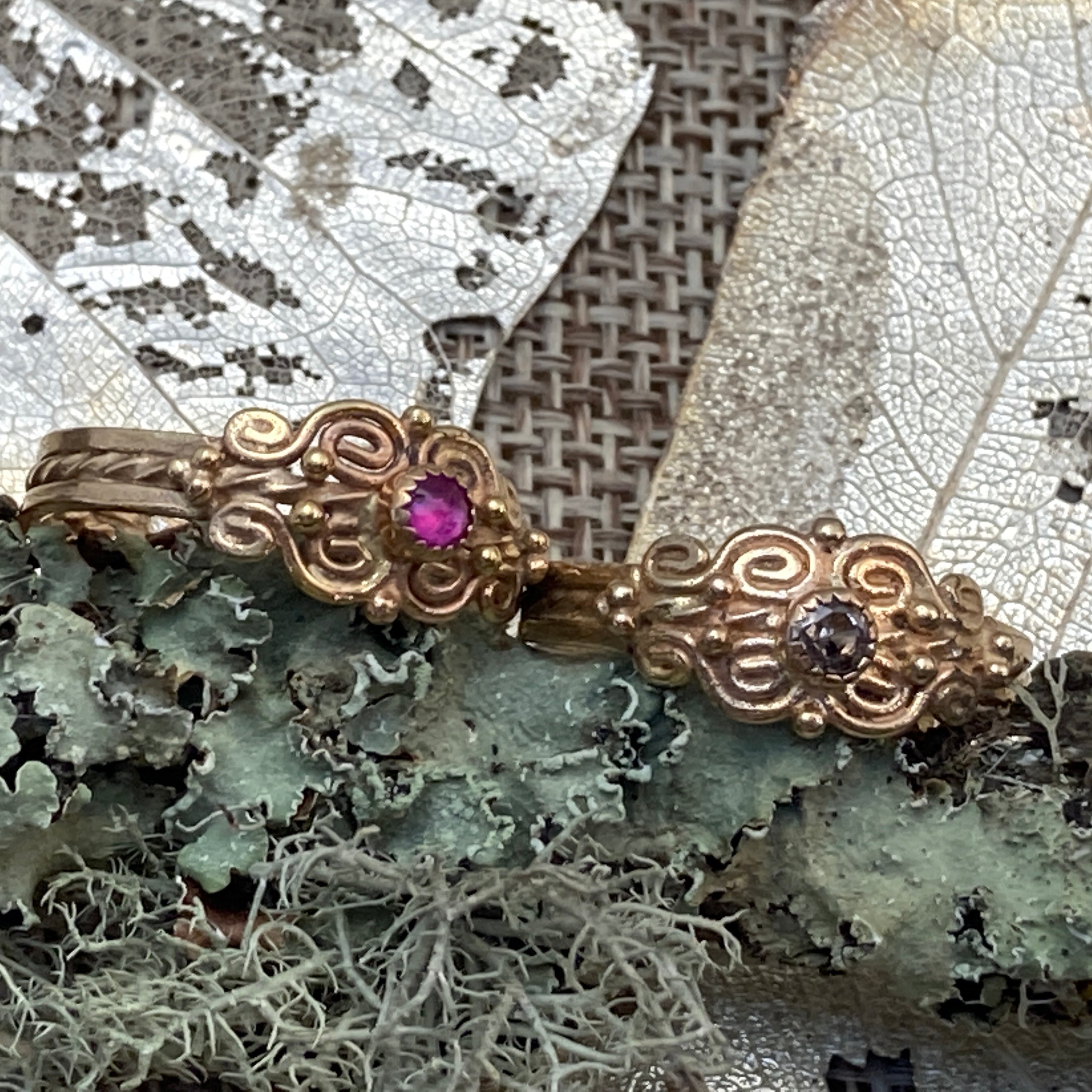 Ruby & Natural Diamond Rings