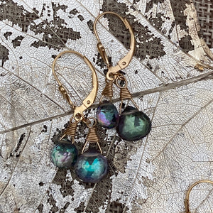 Mystic Topaz Duo Briolette Earrings