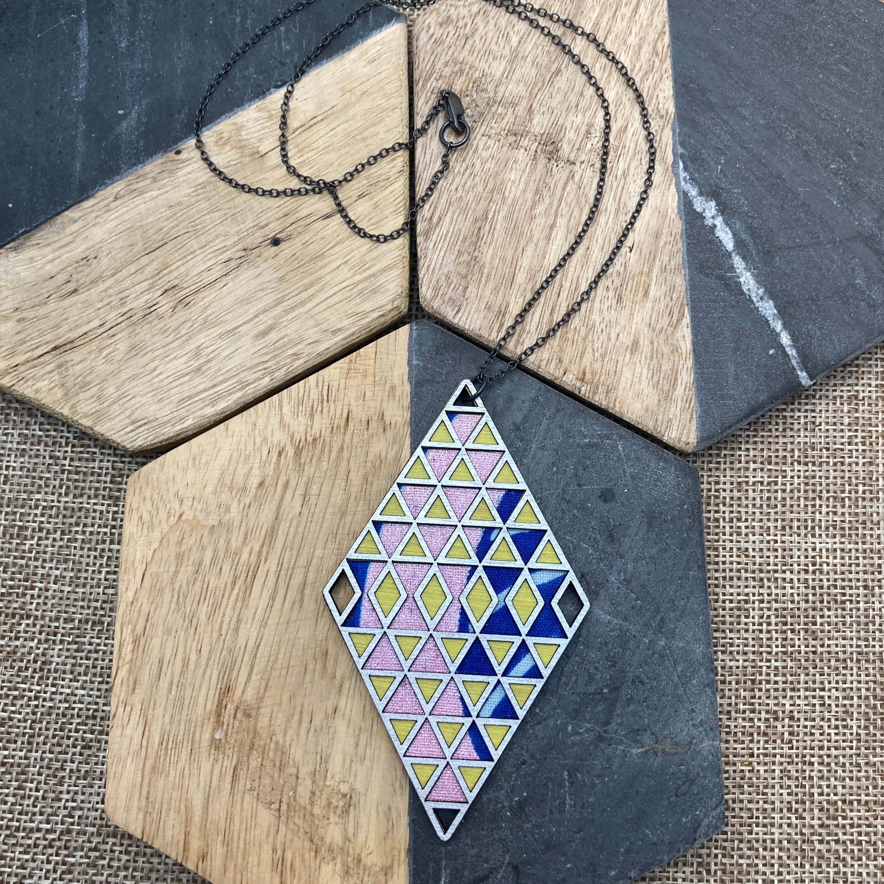 Rhombus Shape Necklace