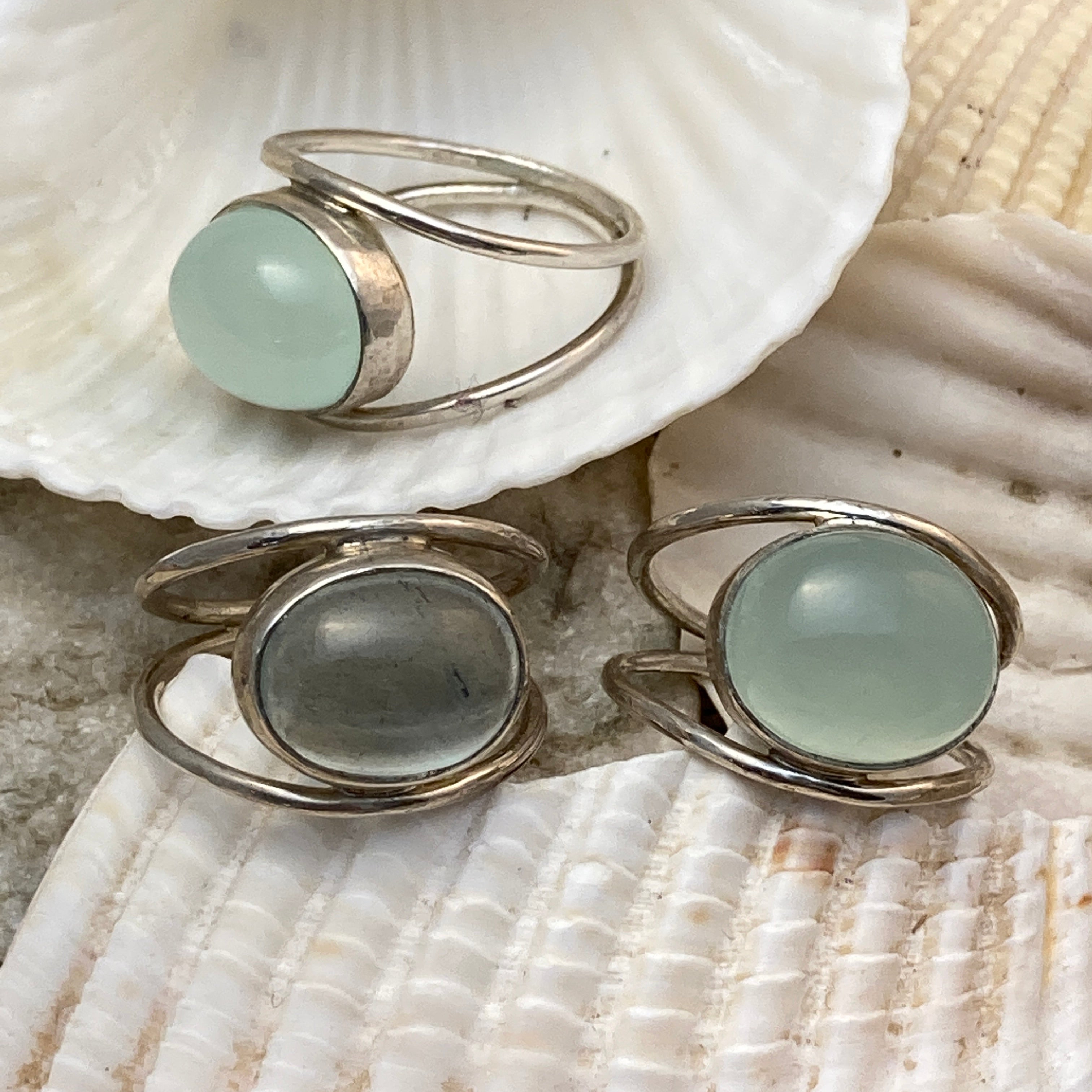 Between You & Me Cabochon Rings