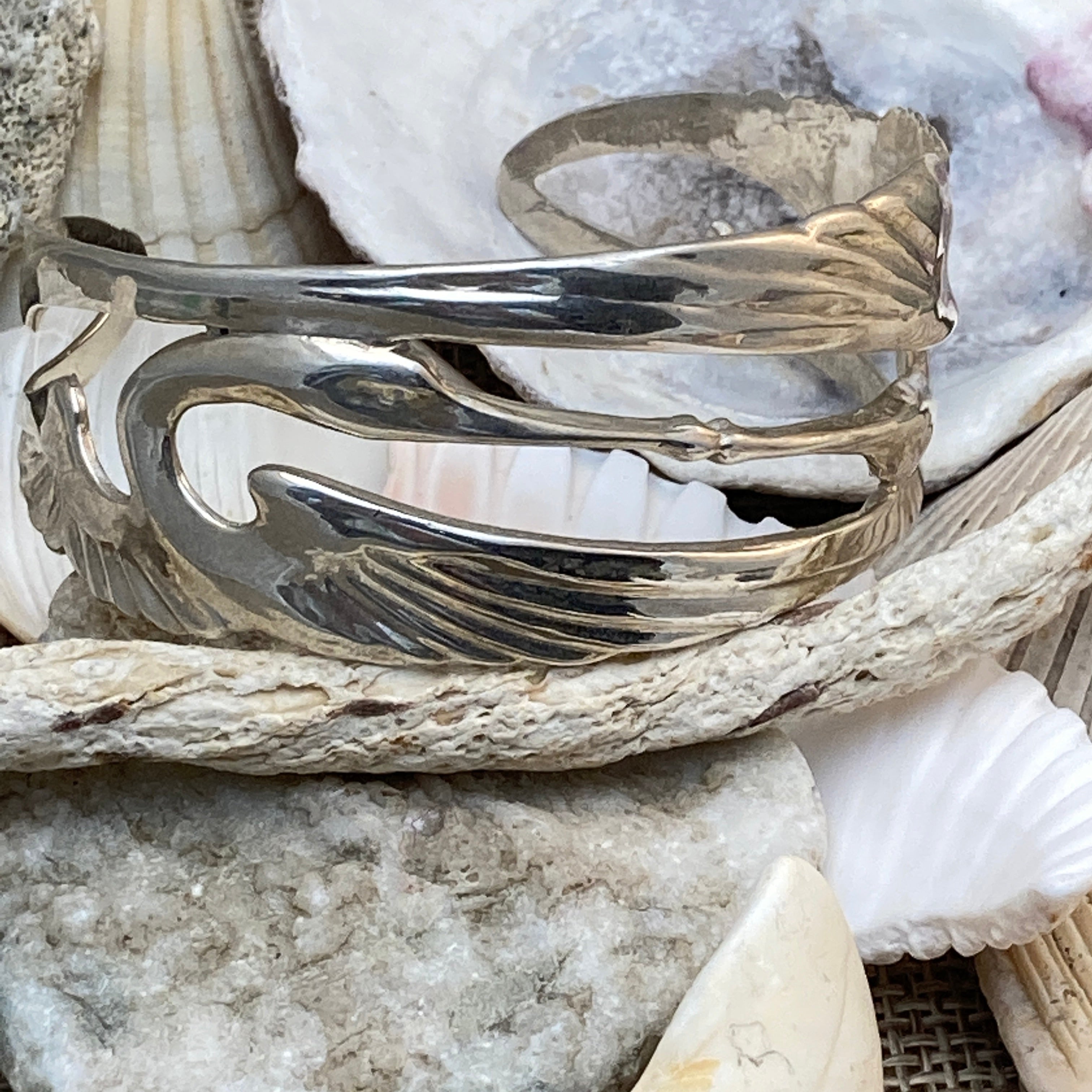 Heron Ring & Cuff Bracelet