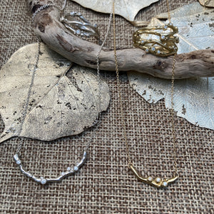 Encrusted Branch Necklaces