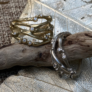 Branch Diamond Rings