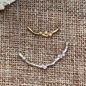 Encrusted Branch Necklaces