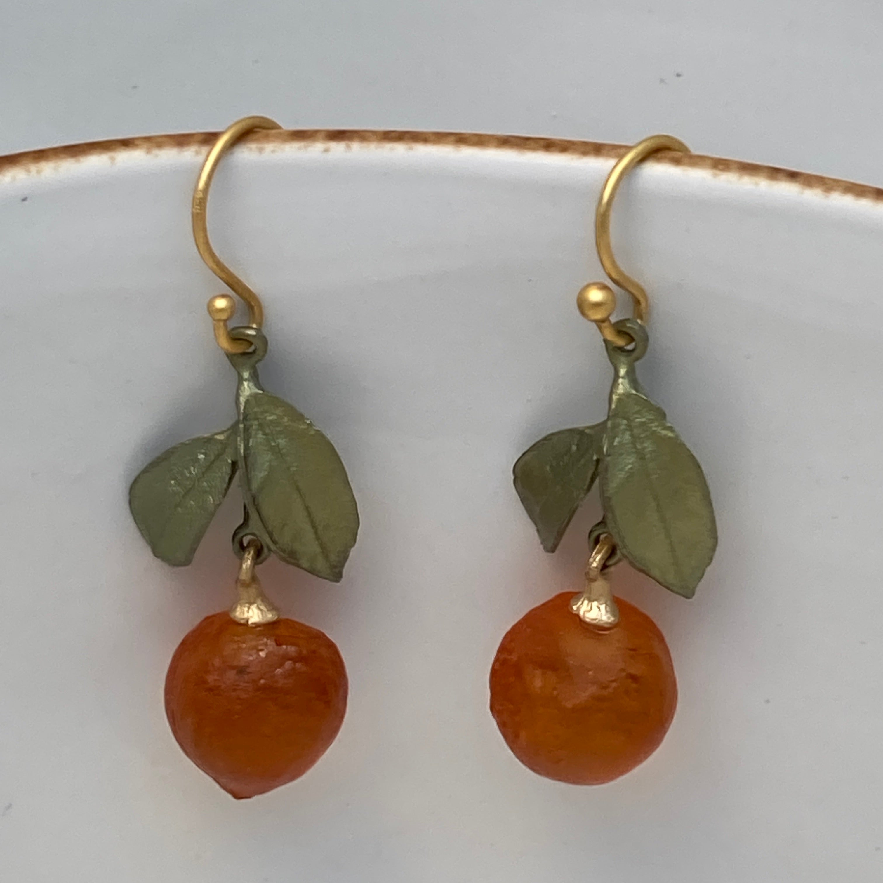 Orange Blossom Necklace & Earrings