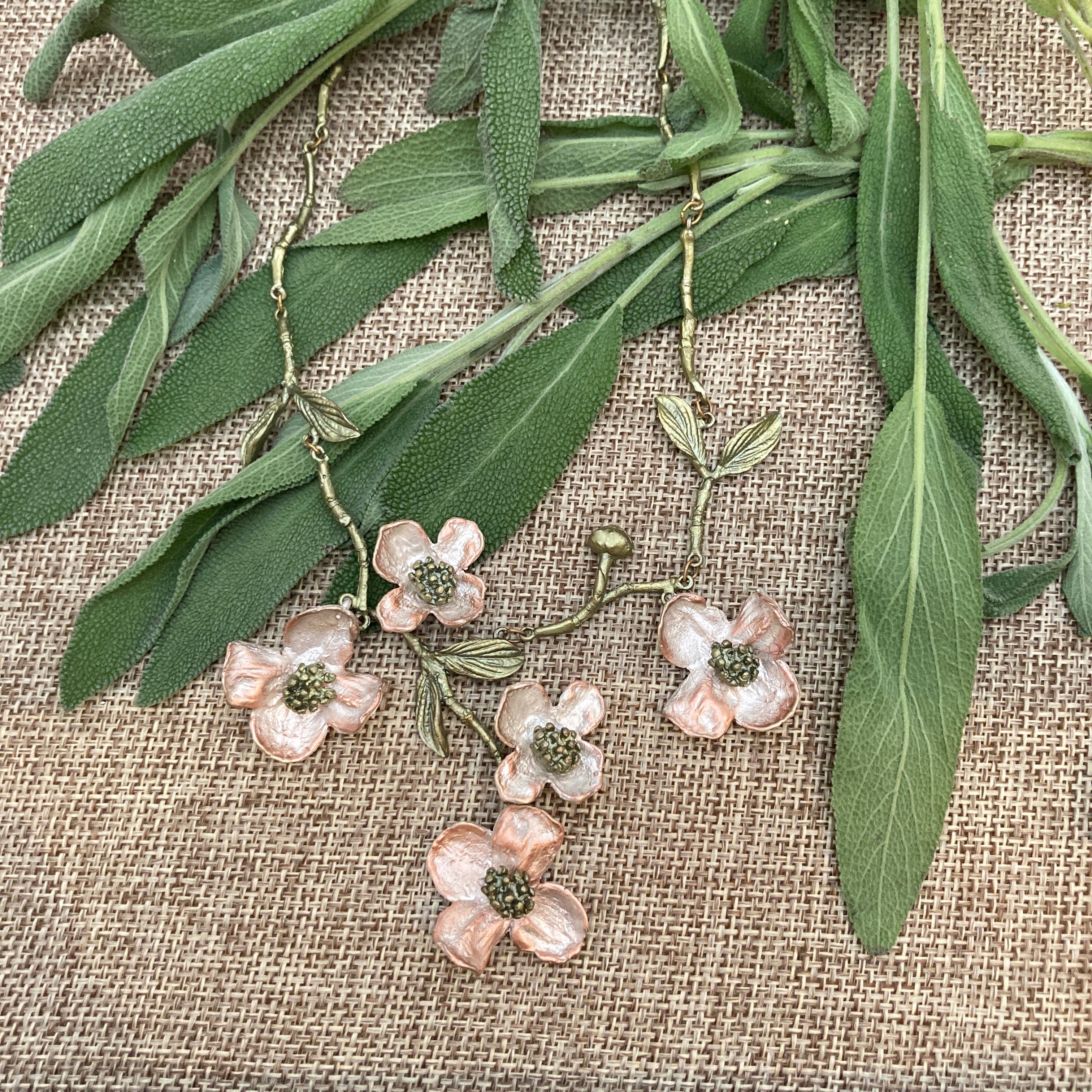 Dogwood Necklace & Earrings
