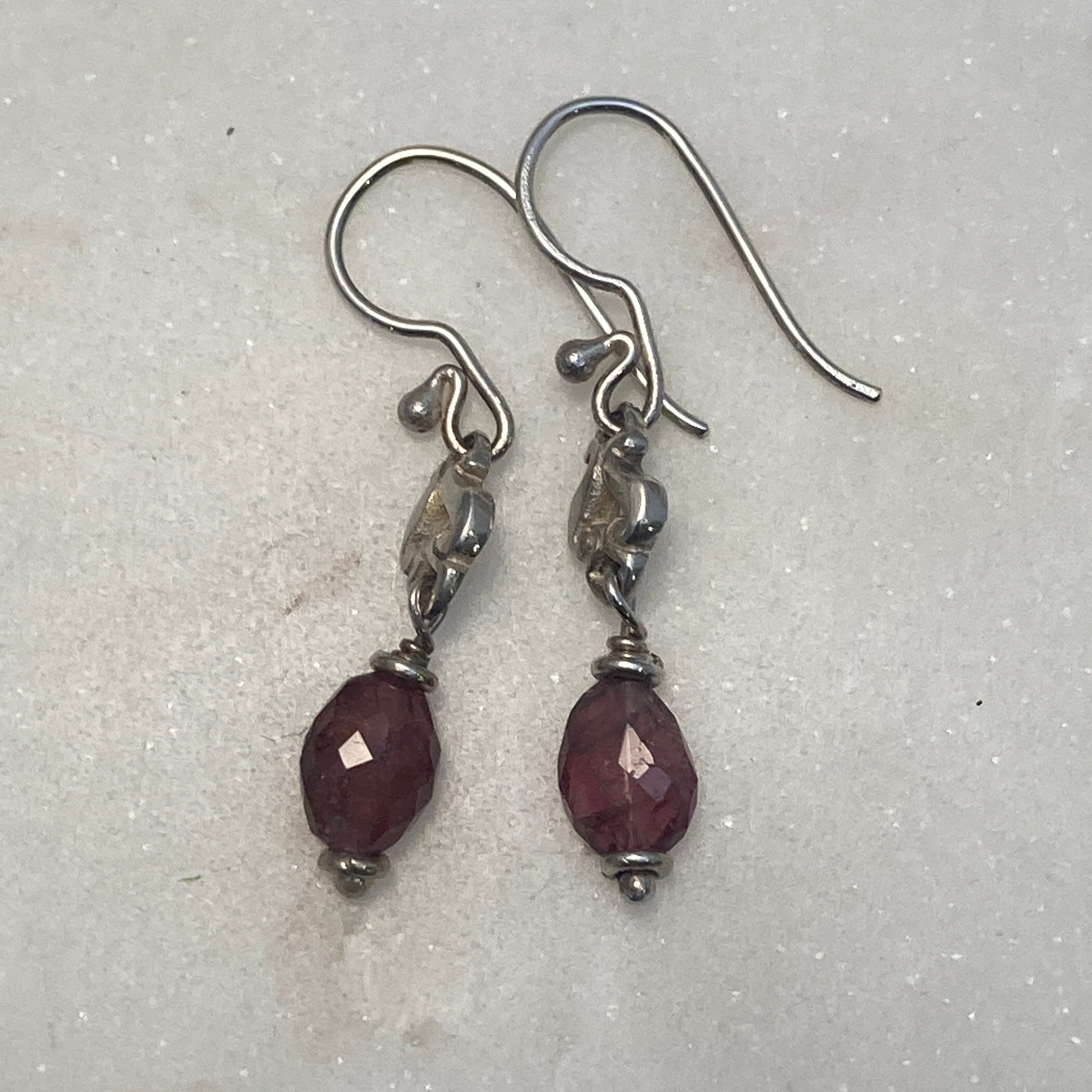 Pink Tourmaline Earrings