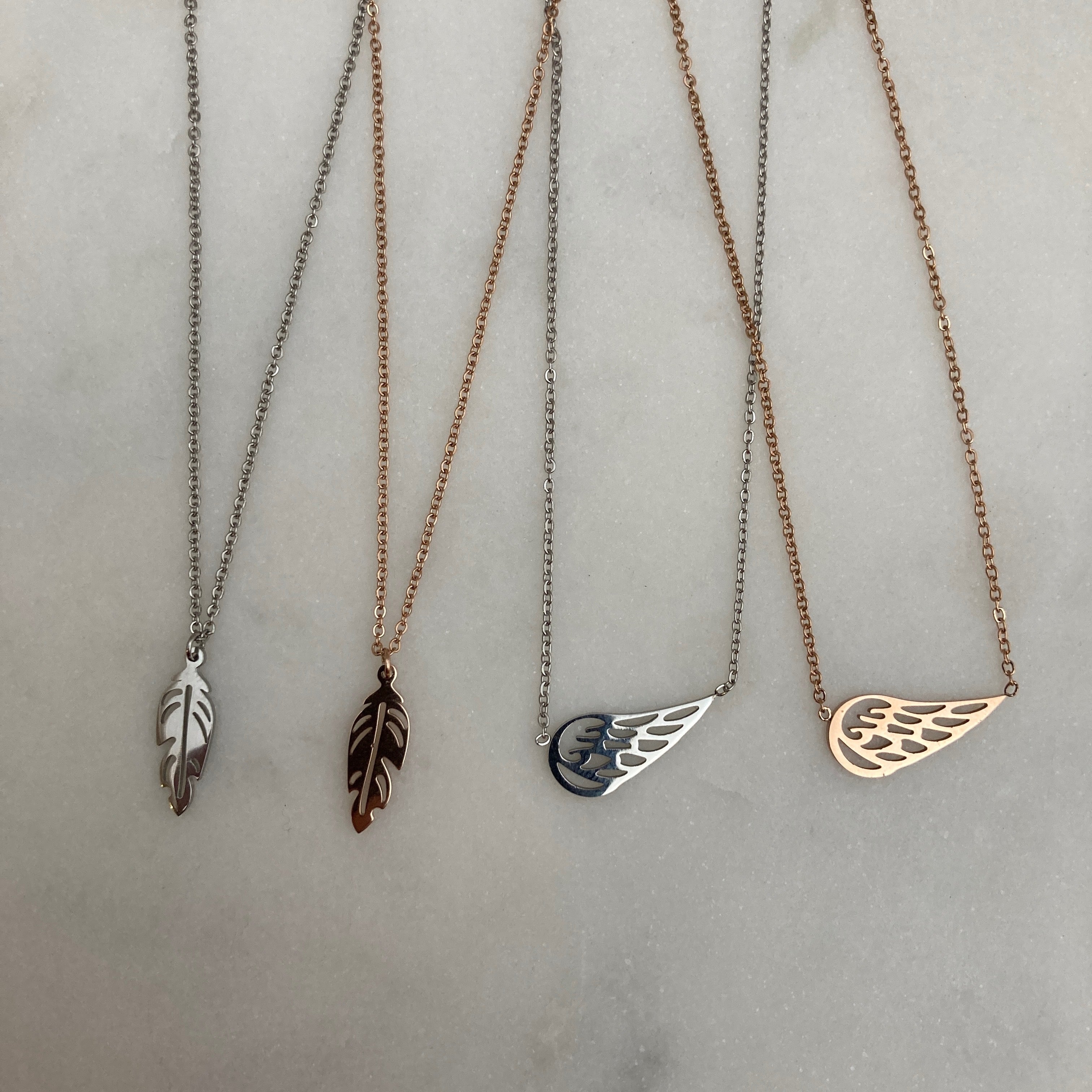 Feather Necklaces