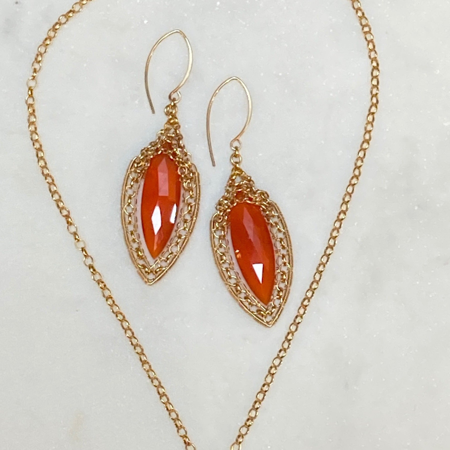 Carnelian Earrings