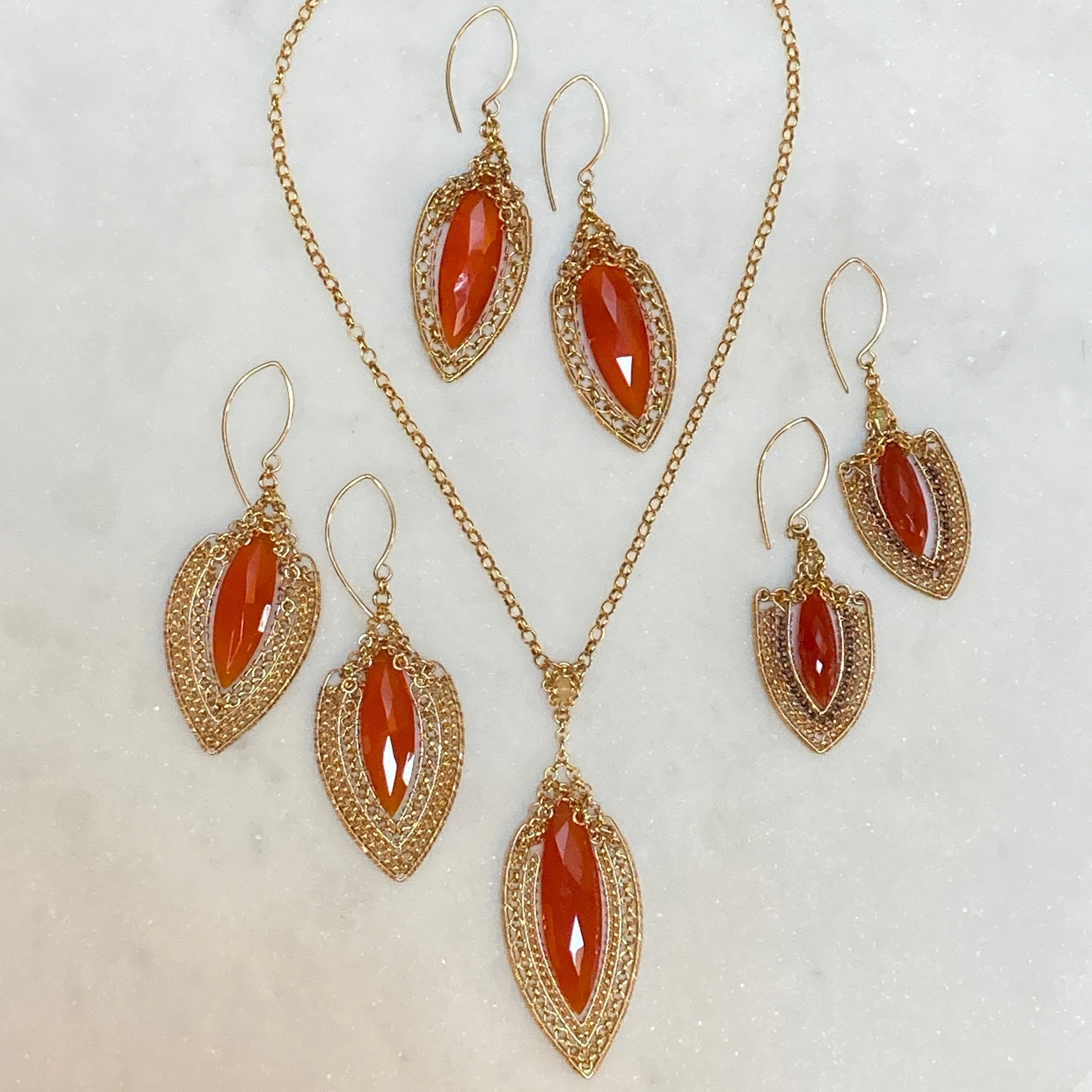Carnelian Earrings
