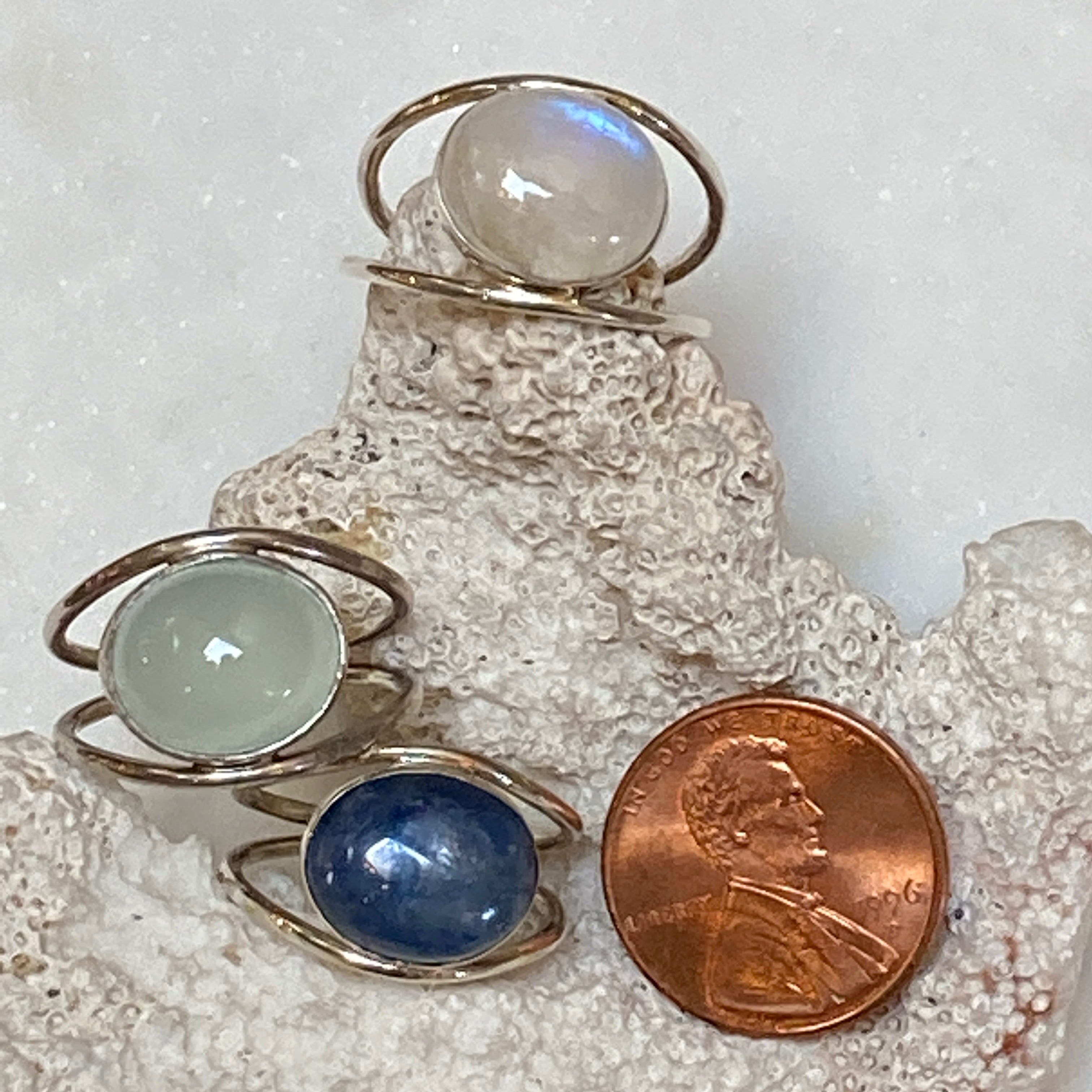 Between You & Me Cabochon Rings